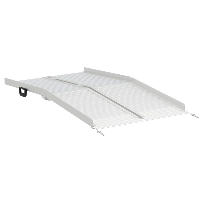 Auto si Moto - Remorci si platforme auto - Rampa pentru scaun cu rotile Argintiu 152 x 73 x 11 cm Aluminiu - Infinity.ro