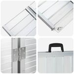 Auto si Moto - Remorci si platforme auto - Rampa pentru scaun cu rotile Argintiu 152 x 73 x 11 cm Aluminiu - Infinity.ro