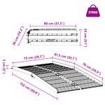 Auto si Moto - Remorci si platforme auto - Rampa pentru scaun cu rotile Argintiu 152 x 73 x 11 cm Aluminiu - Infinity.ro