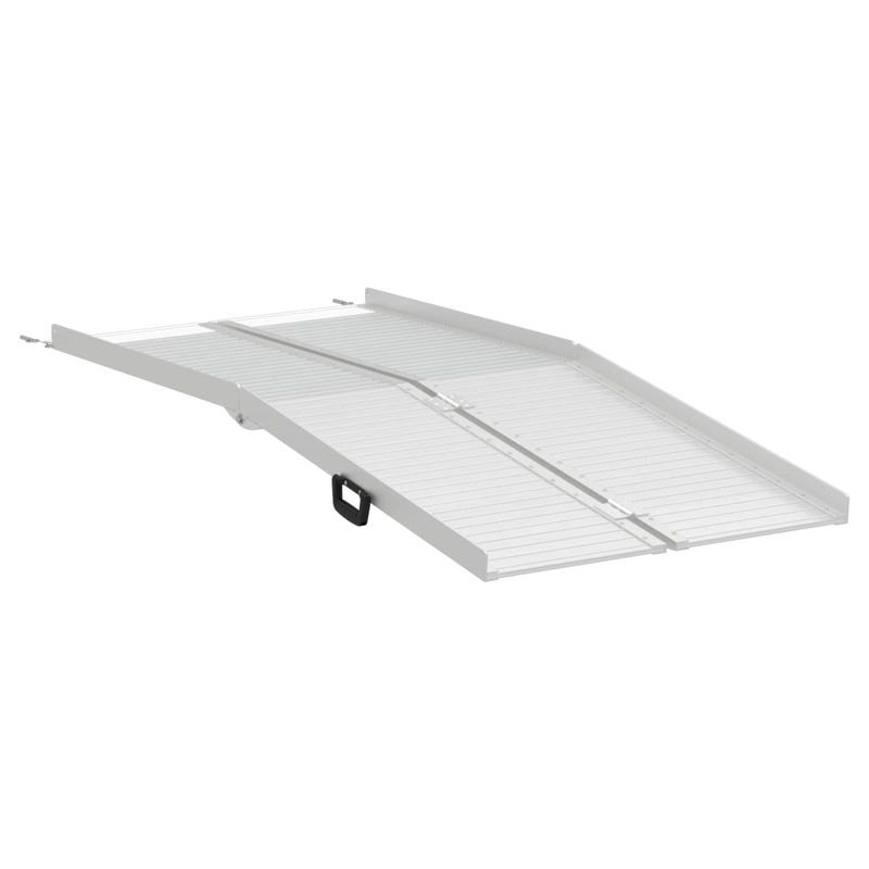 Auto si Moto - Remorci si platforme auto - Rampa pentru scaun cu rotile Argintiu 183 x 73 x 11 cm Aluminiu - Infinity.ro
