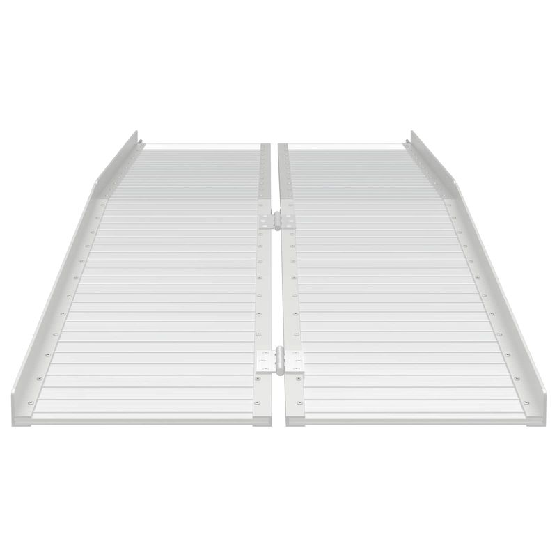Auto si Moto - Remorci si platforme auto - Rampa pentru scaun cu rotile Argintiu 183 x 73 x 11 cm Aluminiu - Infinity.ro
