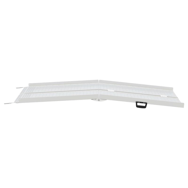 Auto si Moto - Remorci si platforme auto - Rampa pentru scaun cu rotile Argintiu 183 x 73 x 11 cm Aluminiu - Infinity.ro
