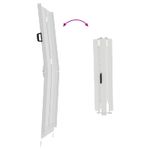 Auto si Moto - Remorci si platforme auto - Rampa pentru scaun cu rotile Argintiu 183 x 73 x 11 cm Aluminiu - Infinity.ro