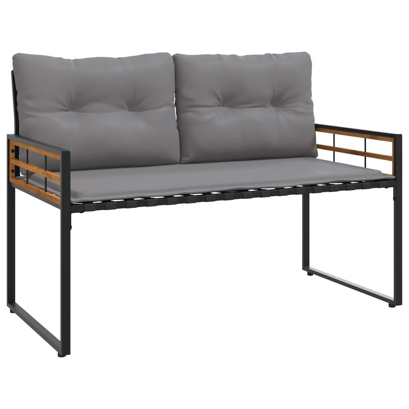 Casa si Gradina - Gradina si terasa - Mobilier exterior - Seturi mobila gradina - Set de Mobilier pentru Exterior cu perna 4 pcs Gri deschis - Infinity.ro
