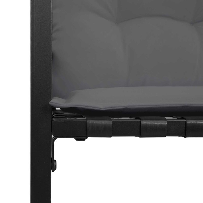 Casa si Gradina - Gradina si terasa - Mobilier exterior - Seturi mobila gradina - Set de Mobilier pentru Exterior cu perna 4 pcs Gri deschis - Infinity.ro