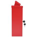 Casa si Gradina - Constructii - Depozitare, transport si protectie - Cutii postale - Cutie Postala Montata pe Perete Rosu 29 x 13 x 41 cm - Infinity.ro