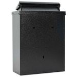 Casa si Gradina - Constructii - Depozitare, transport si protectie - Cutii postale - Cutie Postala Montata pe Perete Negru 29 x 13 x 41 cm - Infinity.ro