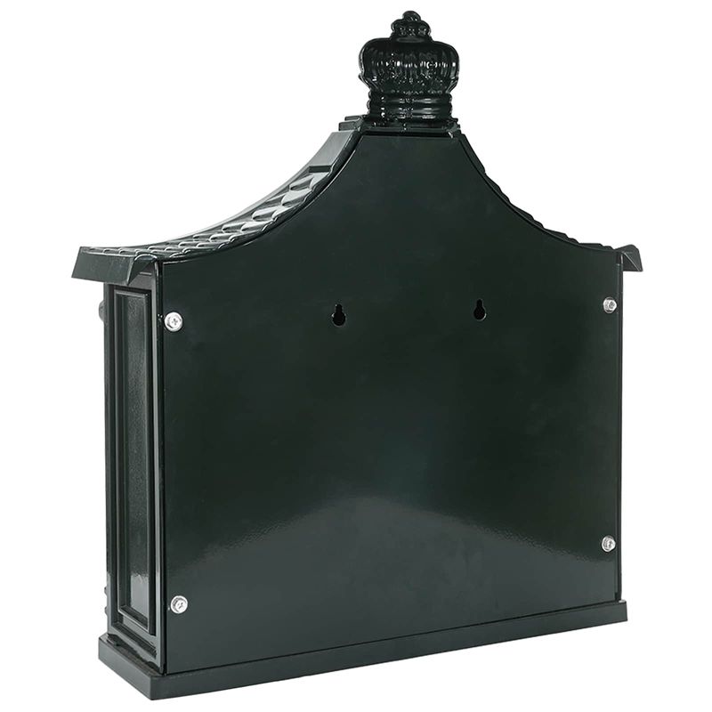 Casa si Gradina - Constructii - Depozitare, transport si protectie - Cutii postale - Cutie Postala Montata pe Perete Verde 40,5 x 15,5 x 44 cm - Infinity.ro