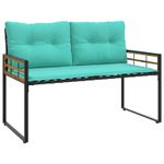Casa si Gradina - Gradina si terasa - Mobilier exterior - Seturi mobila gradina - Set de Mobilier pentru Exterior cu perna 4 pcs Turcoaz - Infinity.ro