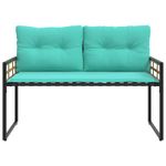 Casa si Gradina - Gradina si terasa - Mobilier exterior - Seturi mobila gradina - Set de Mobilier pentru Exterior cu perna 4 pcs Turcoaz - Infinity.ro