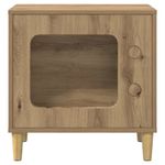 Petshop - Accesorii petshop - Jucarii animale - Ansambluri de joaca - Casa pentru pisici Stejar artizanal 51 x 30 x 52 cm - Infinity.ro