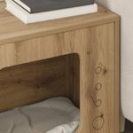 Petshop - Accesorii petshop - Jucarii animale - Ansambluri de joaca - Casa pentru pisici Stejar artizanal 51 x 30 x 42 cm - Infinity.ro