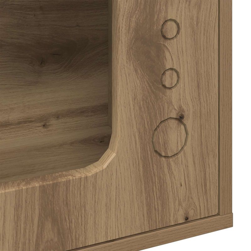 Petshop - Accesorii petshop - Jucarii animale - Ansambluri de joaca - Casa pentru pisici Stejar artizanal 51 x 30 x 42 cm - Infinity.ro