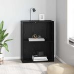 Casa si Gradina - Mobilier - Biblioteci si rafturi - Biblioteci - Raft pentru carti Stejar Negru 60 x 30 x 76.5 cm Lemn compozit - Infinity.ro