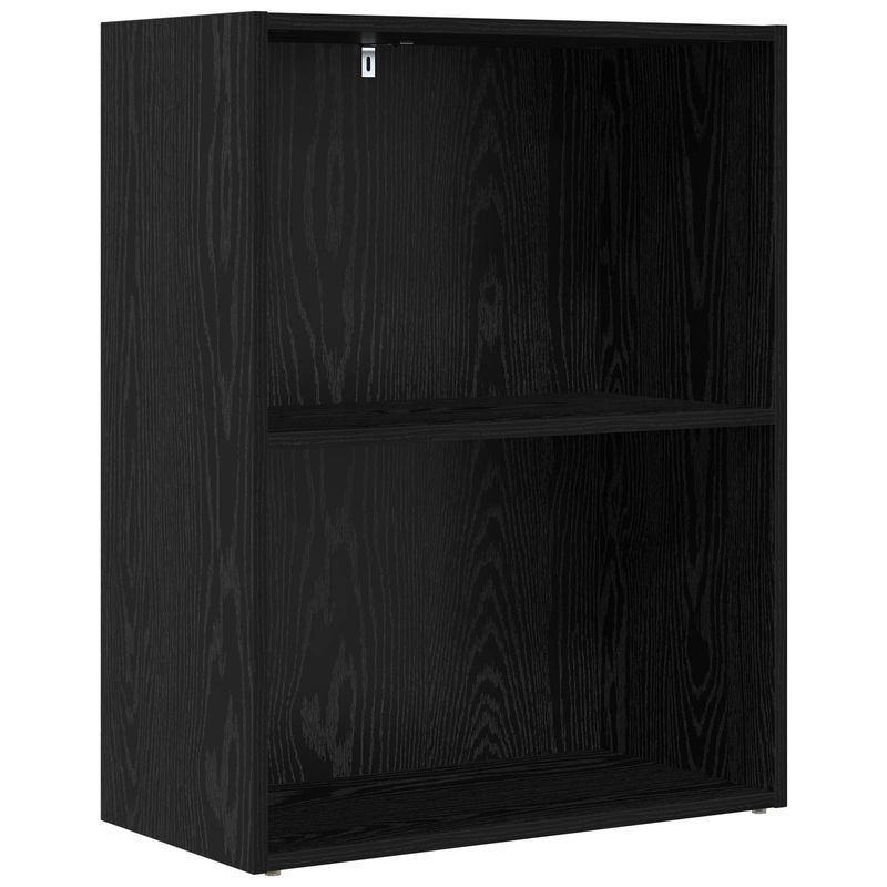 Casa si Gradina - Mobilier - Biblioteci si rafturi - Biblioteci - Raft pentru carti Stejar Negru 60 x 30 x 76.5 cm Lemn compozit - Infinity.ro