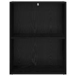 Casa si Gradina - Mobilier - Biblioteci si rafturi - Biblioteci - Raft pentru carti Stejar Negru 60 x 30 x 76.5 cm Lemn compozit - Infinity.ro