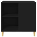 Petshop - Accesorii petshop - Culcusuri si custi - Custi interior si exterior - Casa pentru pisici Negru 72 x 42.5 x 70 cm Lemn compozit - Infinity.ro