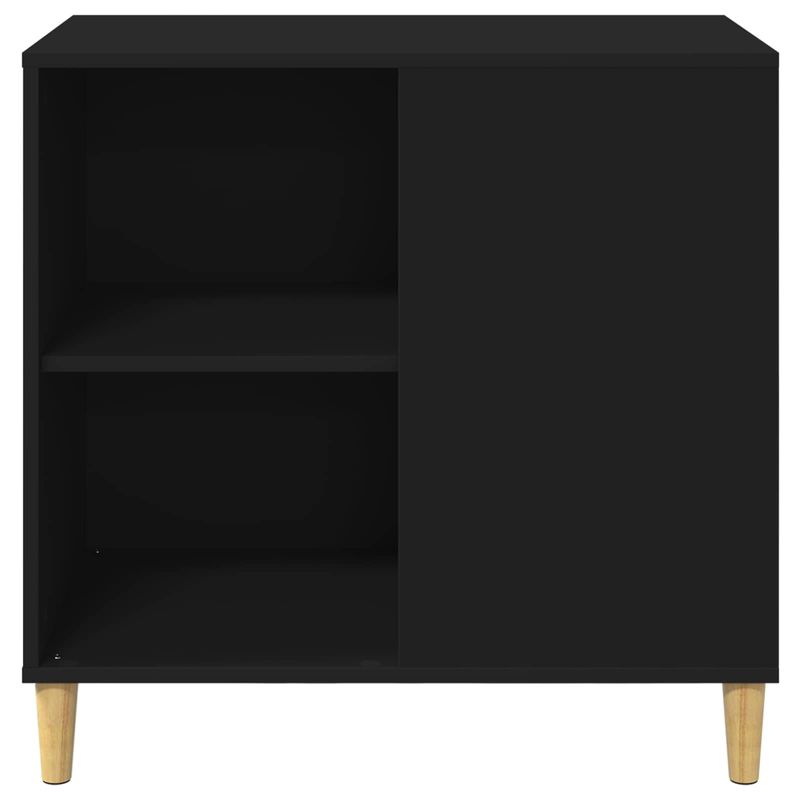 Petshop - Accesorii petshop - Culcusuri si custi - Custi interior si exterior - Casa pentru pisici Negru 72 x 42.5 x 70 cm Lemn compozit - Infinity.ro