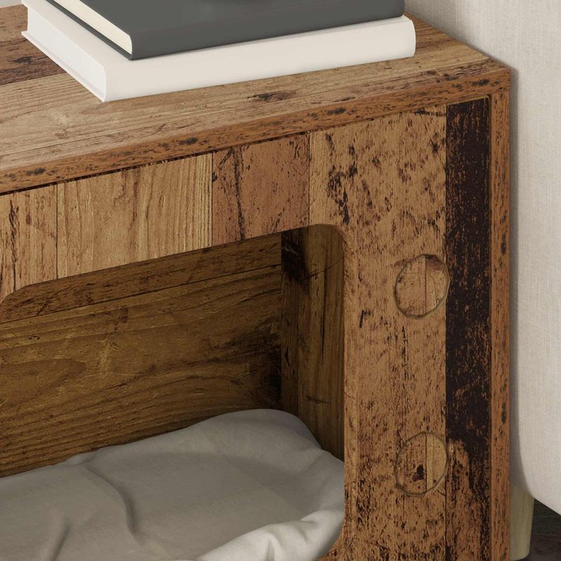 Petshop - Accesorii petshop - Jucarii animale - Ansambluri de joaca - Casa pentru pisici Lemn vechi 51 x 30 x 52 cm Lemn compozit - Infinity.ro