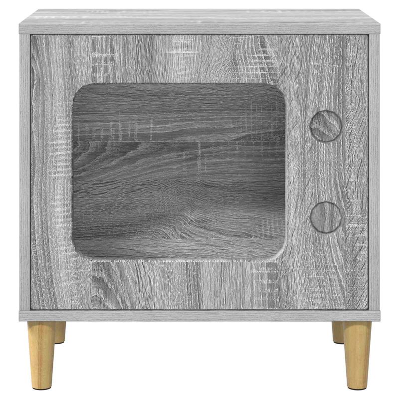 Petshop - Accesorii petshop - Jucarii animale - Ansambluri de joaca - Casa pentru pisici Gri Sonoma 51 x 30 x 52 cm Lemn compozit - Infinity.ro