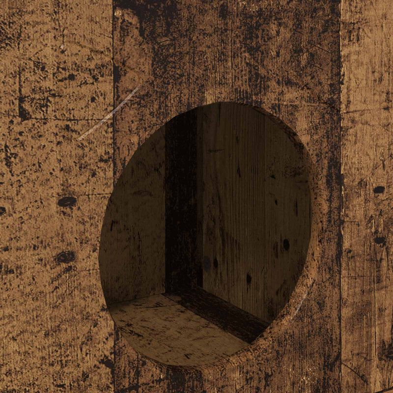 Petshop - Accesorii petshop - Jucarii animale - Ansambluri de joaca - Casa pentru pisici Lemn vechi 72 x 42.5 x 70 cm Lemn compozit - Infinity.ro