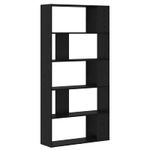Casa si Gradina - Mobilier - Biblioteci si rafturi - Biblioteci - Dulap pentru carti Stejar Negru 80 x 24 x 159 cm Lemn compozit - Infinity.ro