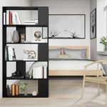 Casa si Gradina - Mobilier - Biblioteci si rafturi - Biblioteci - Dulap pentru carti Stejar Negru 80 x 24 x 159 cm Lemn compozit - Infinity.ro