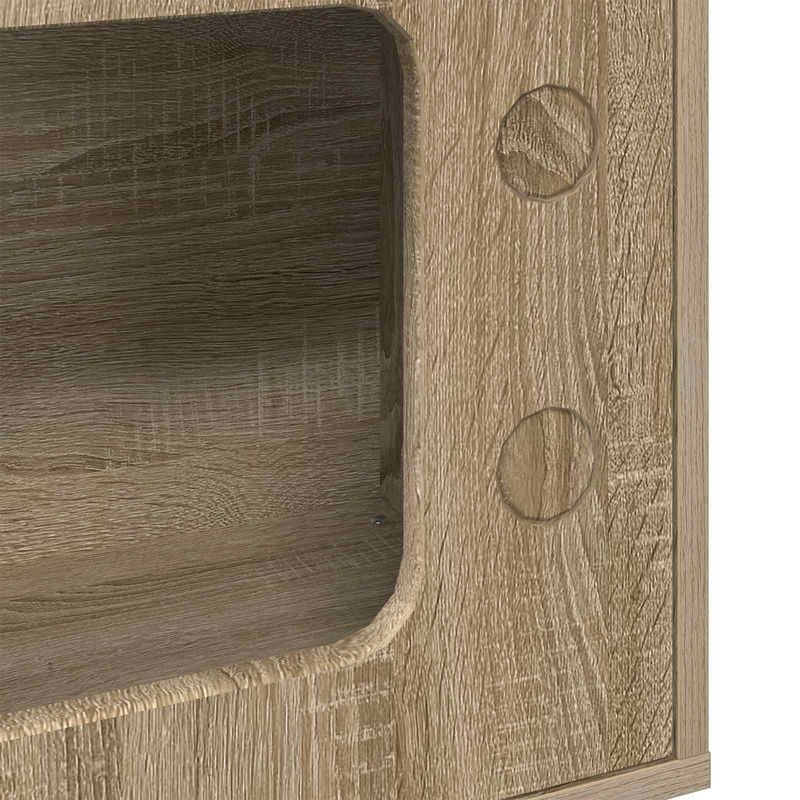 Petshop - Accesorii petshop - Culcusuri si custi - Custi interior si exterior - Casa pentru pisici Sonoma 51 x 30 x 52 cm Lemn compozit - Infinity.ro