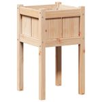 Casa si Gradina - Decoratiuni - Obiecte decorative - Vaze si boluri decorative - Vaza pentru Gradina Natura 40 x 40 x 70 cm Lemn de pin masiv - Infinity.ro