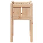 Casa si Gradina - Decoratiuni - Obiecte decorative - Vaze si boluri decorative - Vaza pentru Gradina Natura 40 x 40 x 70 cm Lemn de pin masiv - Infinity.ro