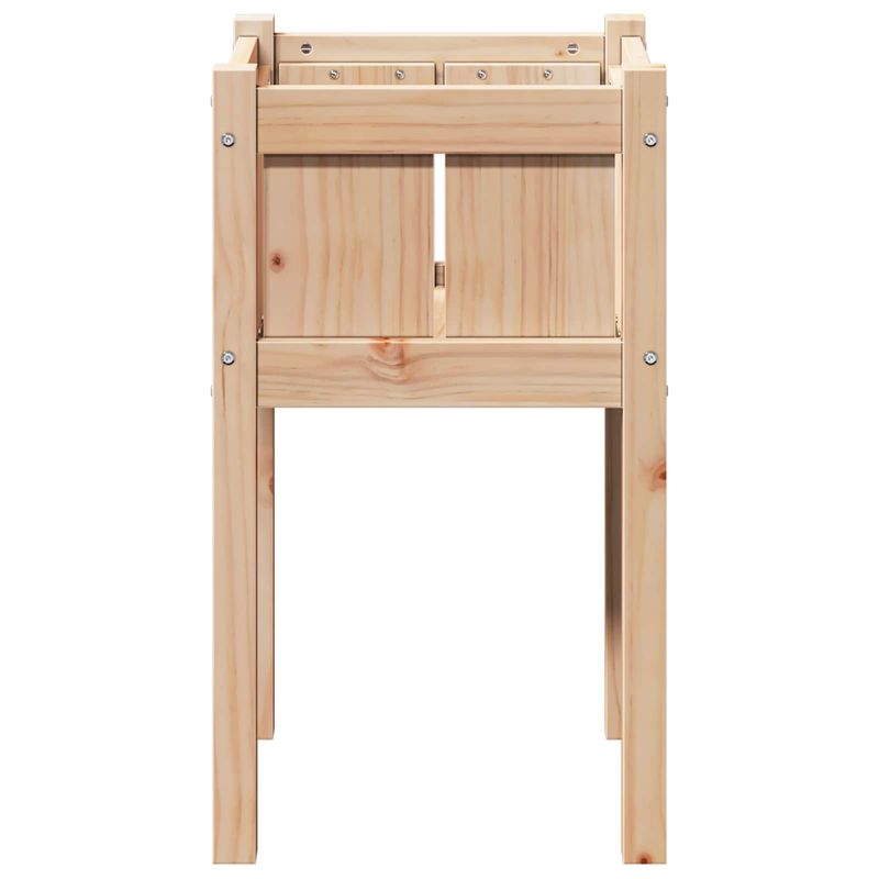 Casa si Gradina - Decoratiuni - Obiecte decorative - Vaze si boluri decorative - Vaza pentru Gradina Natura 40 x 40 x 70 cm Lemn de pin masiv - Infinity.ro