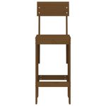 Casa si Gradina - Gradina si terasa - Mobilier exterior - Scaune si sezlonguri gradina - Taburete bar 2 buc. maro miere 40x48,5x115,5 cm lemn masiv pin - Infinity.ro
