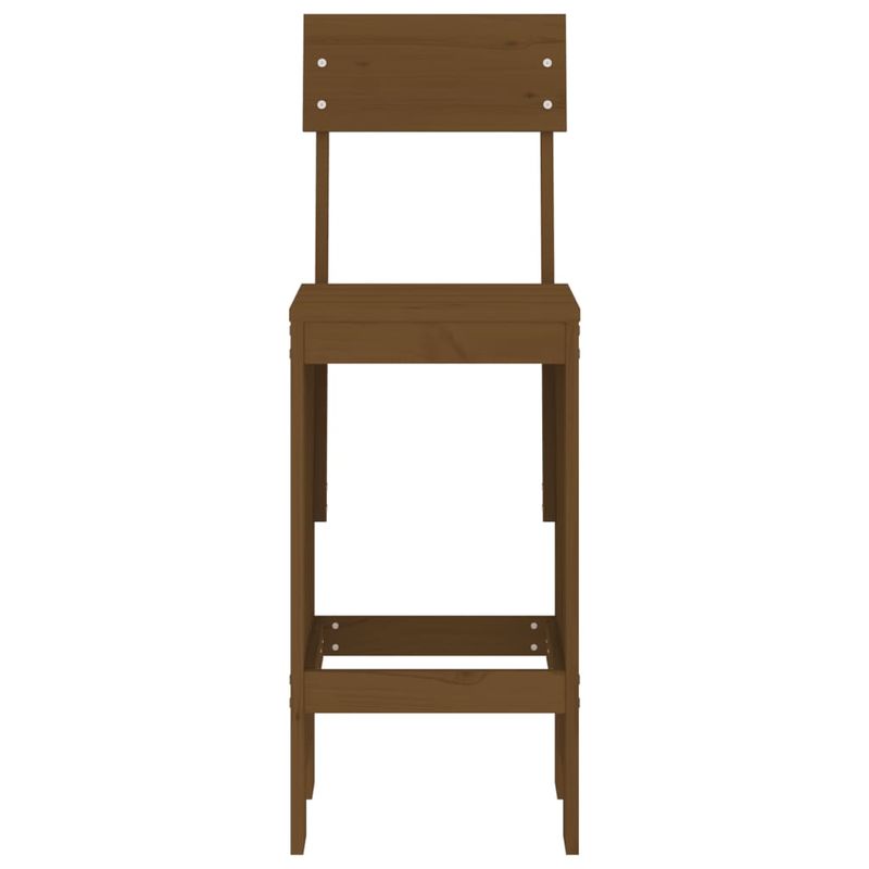 Casa si Gradina - Gradina si terasa - Mobilier exterior - Scaune si sezlonguri gradina - Taburete bar 2 buc. maro miere 40x48,5x115,5 cm lemn masiv pin - Infinity.ro