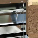 Petshop - Accesorii petshop - Castroane si adapatori - Hranitor cu pedale pentru pui Argintiu 25 x 42 x 40 cm - Infinity.ro