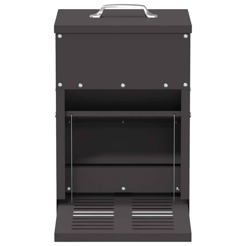 Petshop - Accesorii petshop - Castroane si adapatori - Hranitor cu pedale pentru pui Negru 25 x 42 x 40 cm - Infinity.ro