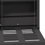 Petshop - Accesorii petshop - Castroane si adapatori - Hranitor cu pedale pentru pui Negru 25 x 42 x 40 cm - Infinity.ro