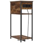 Casa si Gradina - Mobilier - Comode si corpuri - Noptiere - Dulap de noapte Stejar fumuriu 41 x 28 x 76 cm Lemn compozit - Infinity.ro