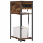 Casa si Gradina - Mobilier - Comode si corpuri - Noptiere - Dulap de noapte Stejar fumuriu 41 x 28 x 76 cm Lemn compozit - Infinity.ro