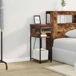 Casa si Gradina - Mobilier - Comode si corpuri - Noptiere - Dulap de noapte Stejar fumuriu 41 x 28 x 76 cm Lemn compozit - Infinity.ro