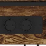 Casa si Gradina - Mobilier - Comode si corpuri - Noptiere - Dulap de noapte Stejar fumuriu 41 x 28 x 76 cm Lemn compozit - Infinity.ro