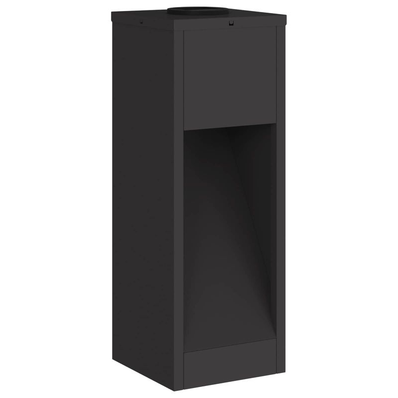 Casa si Gradina - Corpuri si surse de iluminat - Iluminat exterior - Felinare - Lampa de parcurs LED solar 2 pcs Negru Otel laminat la rece - Infinity.ro