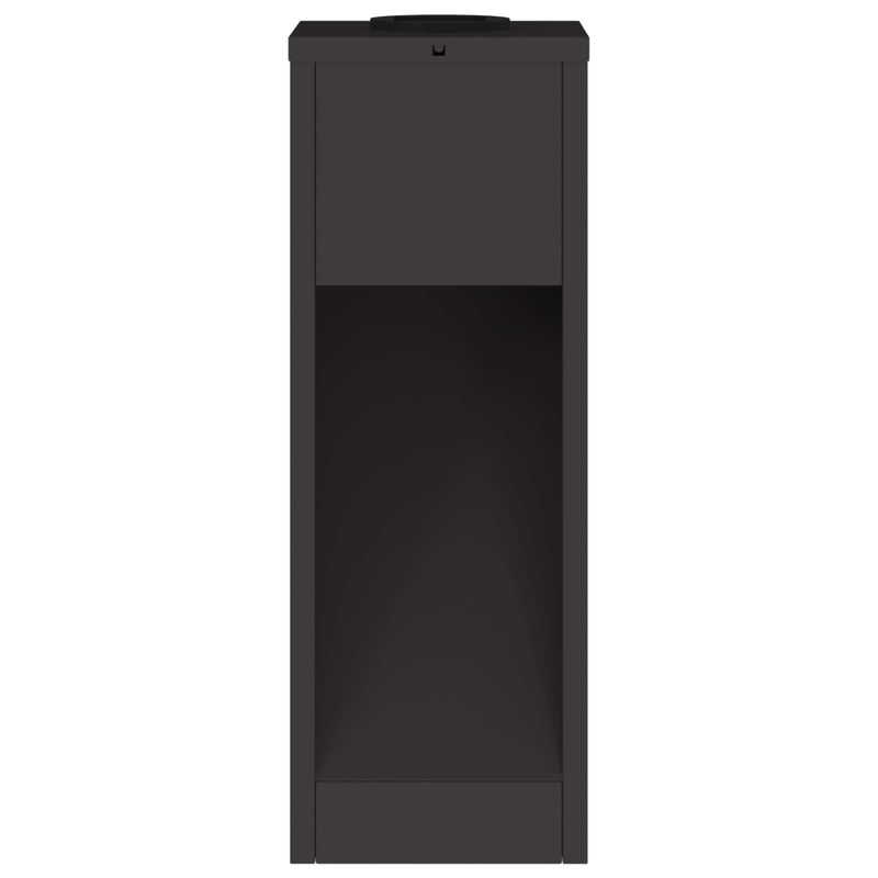 Casa si Gradina - Corpuri si surse de iluminat - Iluminat exterior - Felinare - Lampa de parcurs LED solar 2 pcs Negru Otel laminat la rece - Infinity.ro