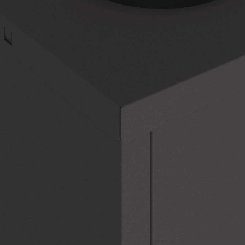 Casa si Gradina - Corpuri si surse de iluminat - Iluminat exterior - Felinare - Lampa de parcurs LED solar 2 pcs Negru Otel laminat la rece - Infinity.ro