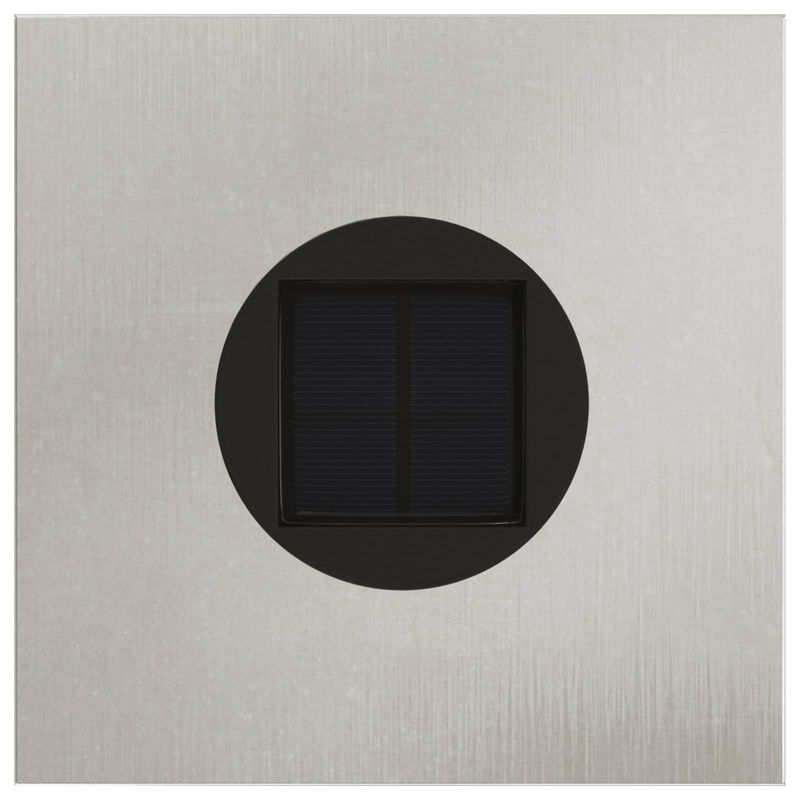 Casa si Gradina - Corpuri si surse de iluminat - Iluminat exterior - Felinare - Lampa de parcurs LED solar 2 pcs Otel inoxidabil - Infinity.ro