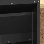 Petshop - Accesorii petshop - Castroane si adapatori - Hranitor cu pedale pentru pui Negru 33 x 42 x 40 cm - Infinity.ro