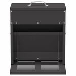 Petshop - Accesorii petshop - Castroane si adapatori - Hranitor cu pedale pentru pui Negru 33 x 42 x 40 cm - Infinity.ro