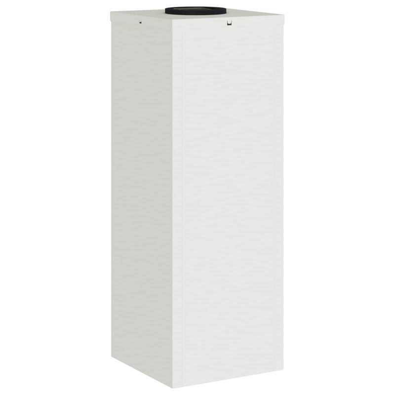 Casa si Gradina - Corpuri si surse de iluminat - Iluminat exterior - Felinare - Lampa de parcurs LED solar 2 pcs Alb Otel laminat la rece - Infinity.ro