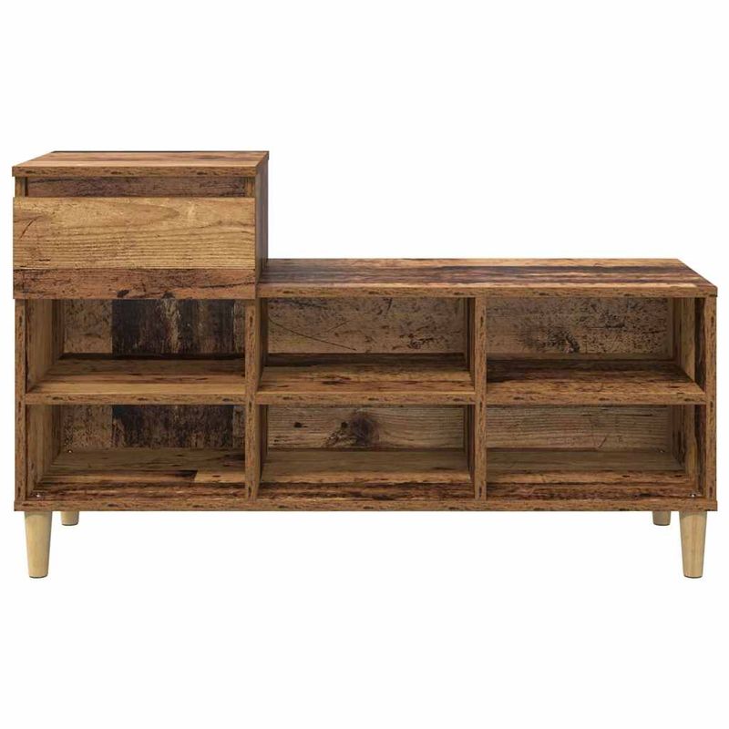 Casa si Gradina - Mobilier - Organizare si depozitare - Organizator incaltaminte - Dulap pentru pantofi Lemn vechi 102 x 36 x 60 cm Lemn compozit - Infinity.ro