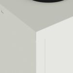 Casa si Gradina - Corpuri si surse de iluminat - Iluminat exterior - Felinare - Lampa de parcurs LED solar 2 pcs Alb Otel laminat la rece - Infinity.ro