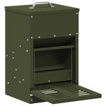 Petshop - Accesorii petshop - Castroane si adapatori - Hranitor cu pedale pentru pui Verde masliniu 25 x 42 x 40 cm - Infinity.ro